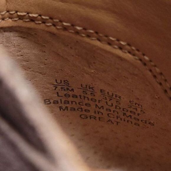 Franco Sarto Great Seppia Western Suede Heeled Ankle Boot Tan Women's sz 7.5 - Picture 8 of 9